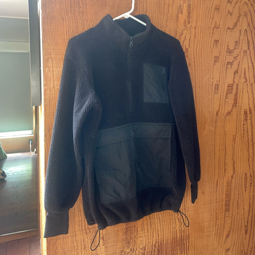 Aerie offline black zip up